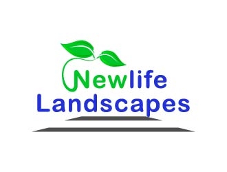 Newlife Landscapes logo design by bulatITA