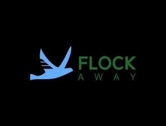 Flock Away  logo design by nort