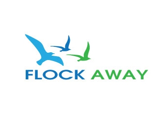 Flock Away  logo design by gogo
