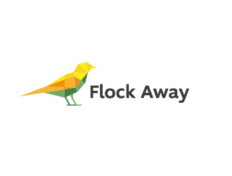 Flock Away  logo design by spiritz