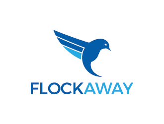 Flock Away  logo design by mhala