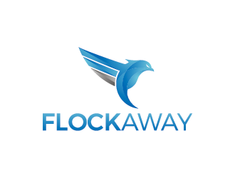 Flock Away  logo design by mhala
