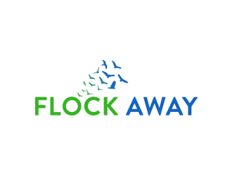 Flock Away  logo design by keylogo