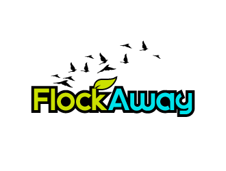 Flock Away  logo design by torresace