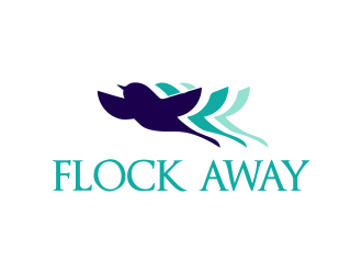 Flock Away  logo design by JessicaLopes