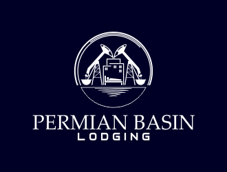 Permian Basin Lodging logo design by Dhieko