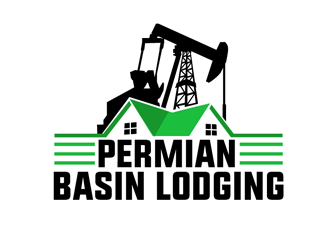 Permian Basin Lodging logo design by megalogos