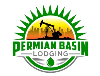 Permian Basin Lodging logo design by MAXR
