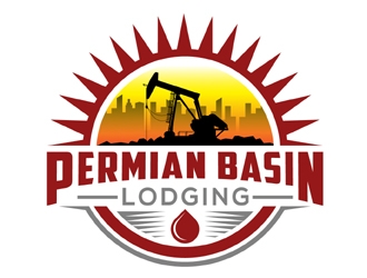 Permian Basin Lodging logo design by MAXR