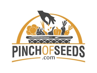 PinchofSeeds.com logo design by jaize