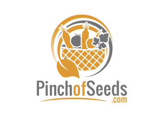 PinchofSeeds.com logo design by serprimero