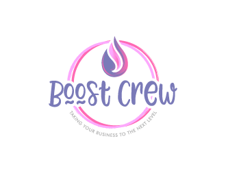 Boost (Willing to use Boost Crew) logo design by pencilhand