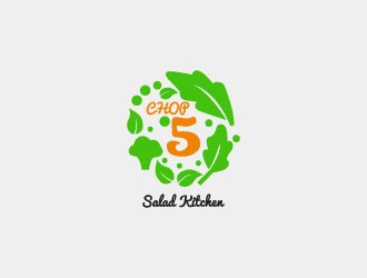 CHOP5 Salad Kitchen logo design by GrafixDragon