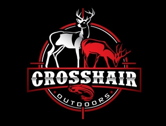 Crosshair Outdoors logo design by DreamLogoDesign