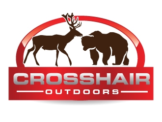 Crosshair Outdoors logo design by ElonStark