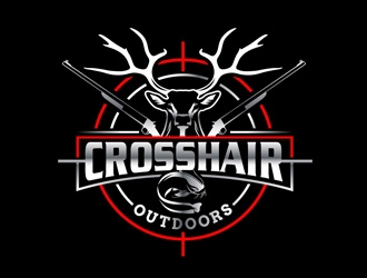Crosshair Outdoors logo design by DreamLogoDesign