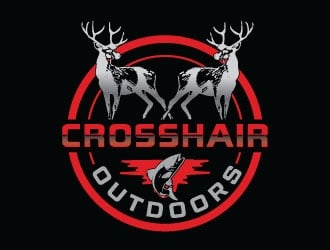 Crosshair Outdoors logo design by Erasedink