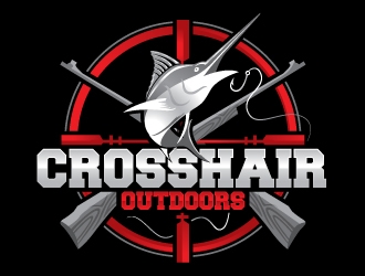 Crosshair Outdoors logo design by Suvendu