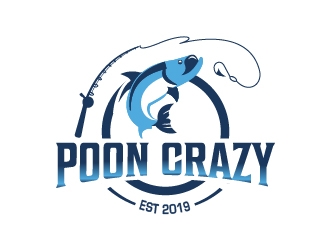 Poon Crazy logo design by pollo
