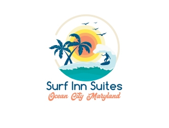 Surf Inn Suites logo design by heba