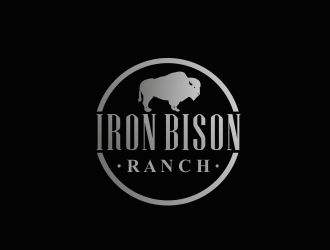 Iron Bison Ranch logo design by designpxl