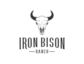 Iron Bison Ranch logo design by ArRizqu