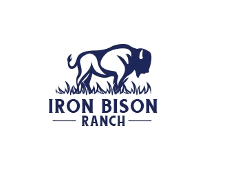 Iron Bison Ranch logo design by shahalam