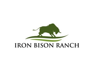 Iron Bison Ranch logo design by RIANW