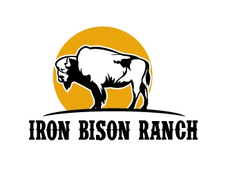 Iron Bison Ranch logo design by cybil