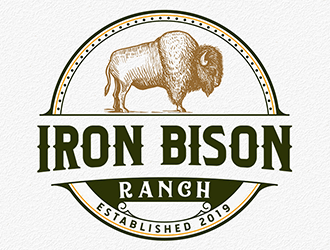 Iron Bison Ranch logo design by Optimus