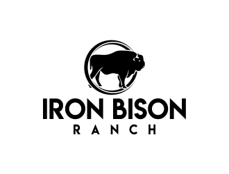 Iron Bison Ranch logo design by oke2angconcept