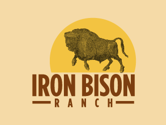 Iron Bison Ranch logo design by czars
