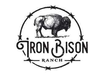 Iron Bison Ranch logo design by jishu