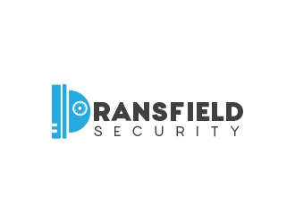 Dransfield Security logo design by heba