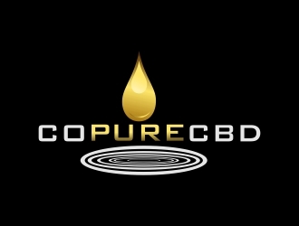 CO PURE CBD logo design by naldart