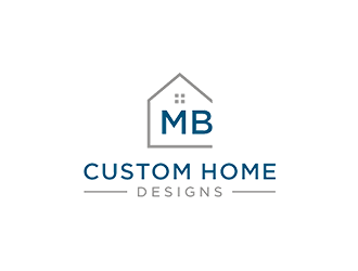 MB Custom Home Designs logo design by blackcane