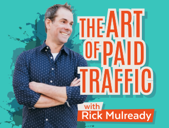 The Art of Paid Traffic with Rick Mulready logo design by Dakon