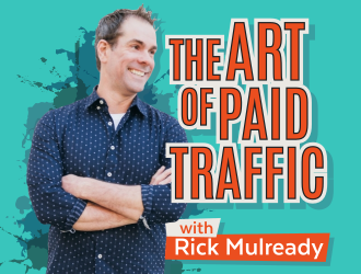 The Art of Paid Traffic with Rick Mulready logo design by Dakon