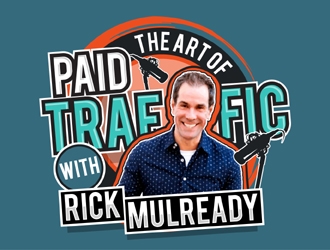 The Art of Paid Traffic with Rick Mulready logo design by MAXR