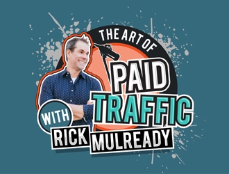 The Art of Paid Traffic with Rick Mulready logo design by MAXR