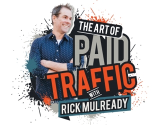 The Art of Paid Traffic with Rick Mulready logo design by gogo
