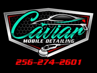 Caviar Mobile Detailing logo design by ruki