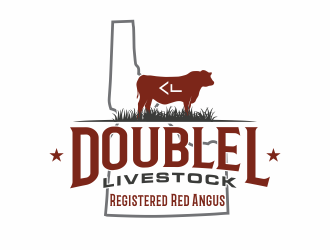 Double L Livestock logo design by agus