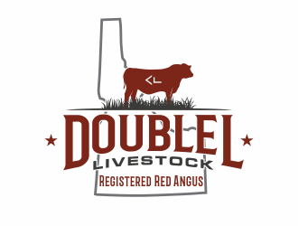 Double L Livestock logo design by agus