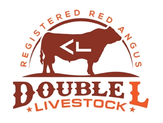 Double L Livestock logo design by MAXR