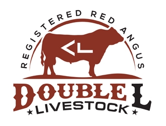 Double L Livestock logo design by MAXR