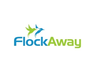 Flock Away  logo design by excelentlogo