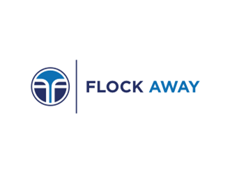 Flock Away  logo design by sheilavalencia