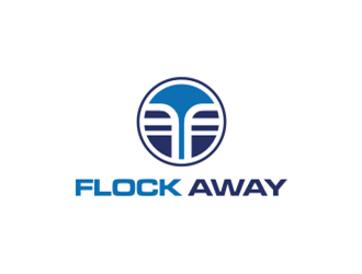 Flock Away  logo design by sheilavalencia