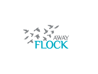 Flock Away  logo design by bluespix